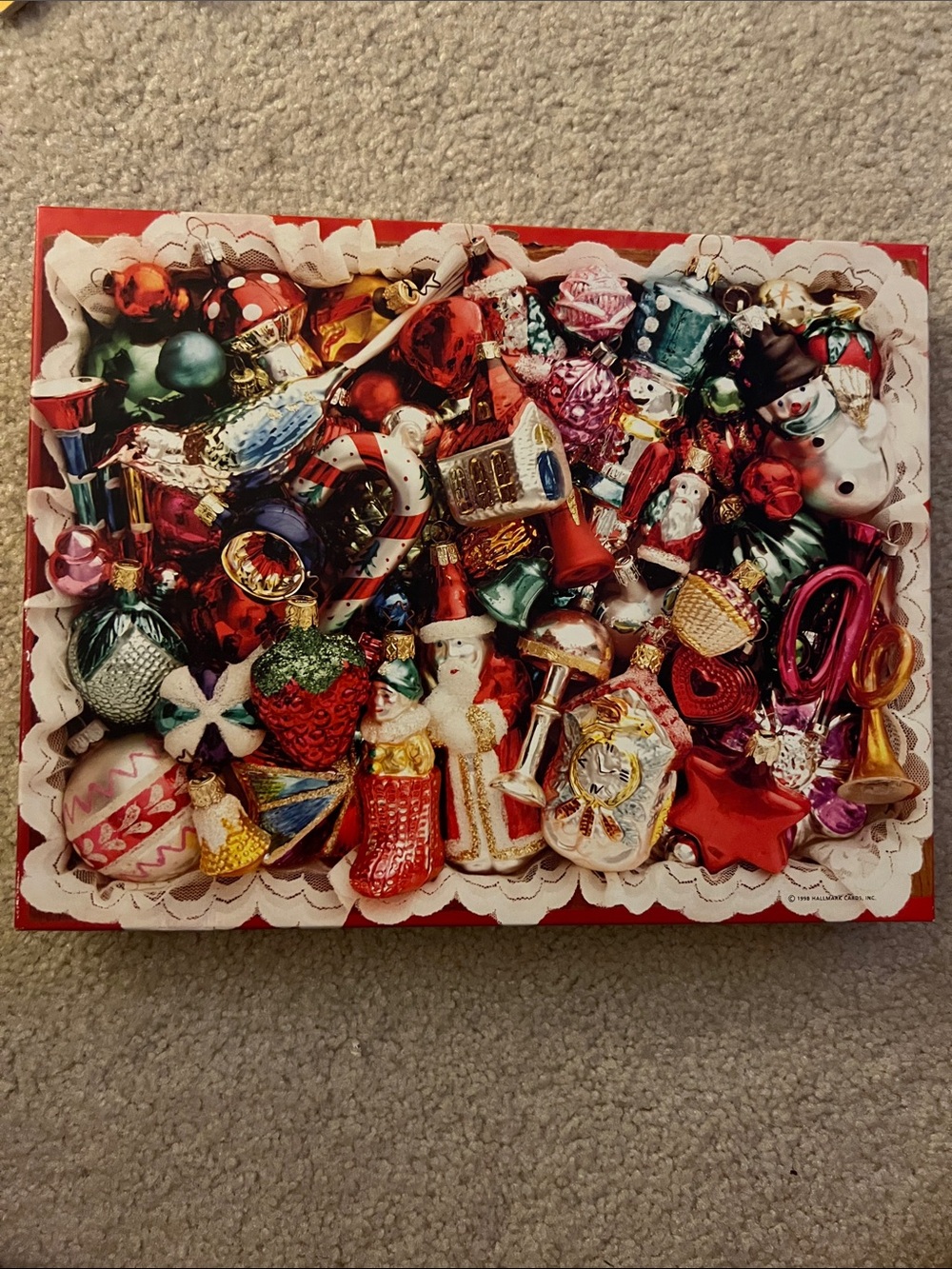 Springbok 500 pc Puzzle Featuring Glass Ornaments- SFH